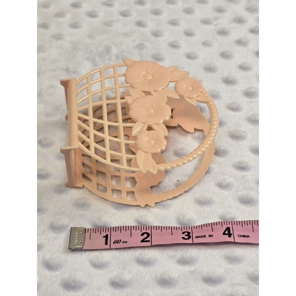 Lusterware Vintage Plastic Napkin Holder Retro Kitchen Art Deco Office Bill Slot